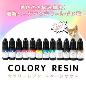着色レジン カラリーレジン 10ml ベーシッ...の詳細画像3