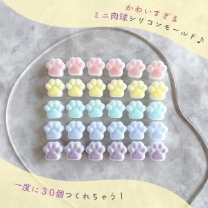 シリコン型・モールド 肉球 30個量産 シリコ...の詳細画像1