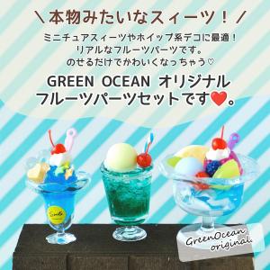 デコパーツ 12種類のデコ用フルーツパーツセッ...の詳細画像1