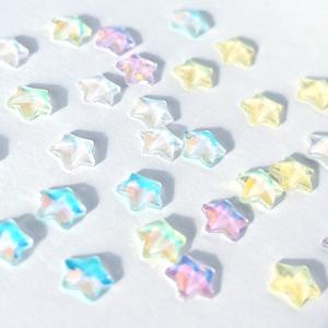 ガラスパーツ 水面みたいな輝き♪ キラキラ偏光...の詳細画像3