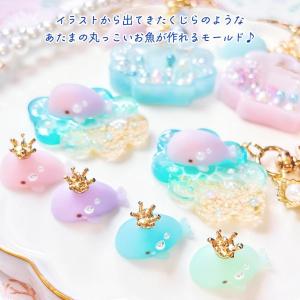 シリコン型・モールド かわいいクジラ シリコン...の詳細画像1