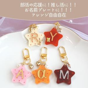 シリコン型・モールド 星のイニシャルプレート ...の詳細画像3