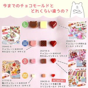 シリコン型・モールド Mサイズ チョコレート&...の詳細画像5