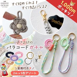□■ゆうパケ送料無料福袋 1000円ポッキリ♪ パラコードと金具のセット 2m 5色セット 4mm 7芯 ナスカン 丸型カラビナ キーホルダー ランダム スタッフお任せ