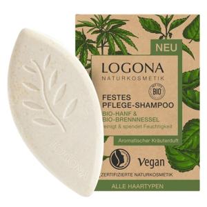 LOGONA ロゴナ ソリッド シャンプー ＜ヘンプ＆ネトル＞ 60g オーガニック 固形シャンプー ヘアソープ 日本正規輸入品