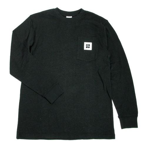 SURPLUS HEMP サープラスヘンプ POCKET TEE L/S / BLACK ヘンプ オ...