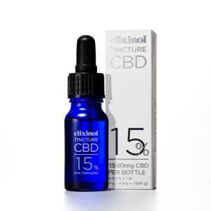 エリクシノール CBD ティンクチャー 1500 濃度15% CBD 1500mg CBDオイル Elixinol