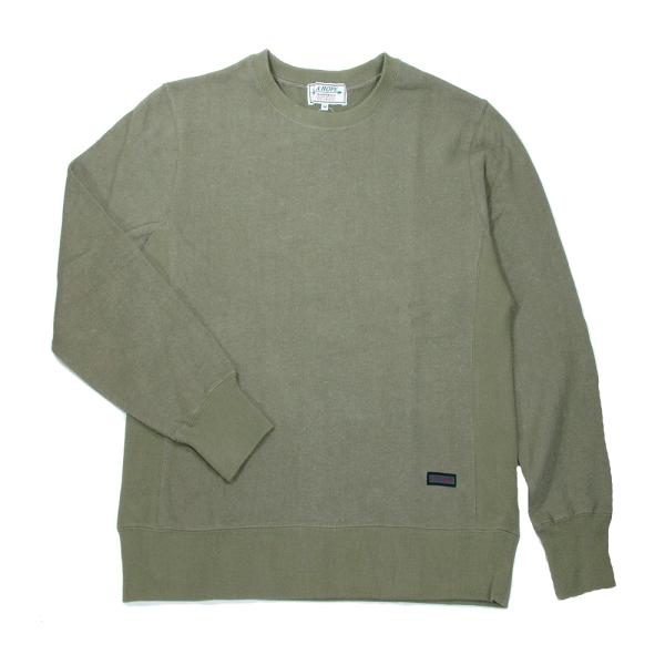 A HOPE HEMP アホープヘンプ TERRY CREW NECK SWEAT / KHAKI ...