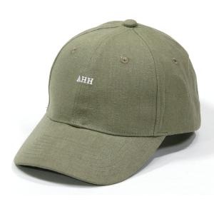 A HOPE HEMP アホープヘンプ CANVAS CAP / KHAKI BROWN ヘンプ オーガニックコットン スナップバックキャップ ベースボールキャップ 帽子