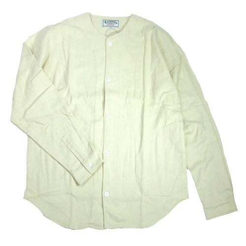 A HOPE HEMP アホープヘンプ HEMP FLANNEL CREW NECK SHIRTS ...