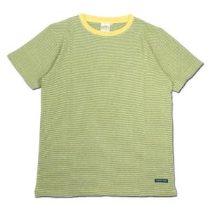 A HOPE HEMP アホープヘンプ REGULAR STRIPE S/S TEE / HARVEST STRIPE ヘンプコットン ボーダー ショートスリーブ Tシャツ 半袖｜greenplanet