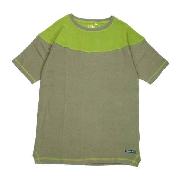 A HOPE HEMP アホープヘンプ UNIQUE CUTTING S/S TEE / RAT S...