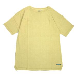 A HOPE HEMP アホープヘンプ UNIQUE CUTTING S/S TEE / OATS ヘンプコットン ショートスリーブ ラグラン Tシャツ 半袖 無地｜greenplanet