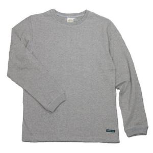 A HOPE HEMP アホープヘンプ REGULAR L/S TEE / ASHED GREY ヘンプコットン ロングスリーブ Tシャツ ロンT 長袖 無地｜greenplanet