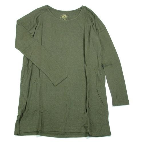 A HOPE HEMP アホープヘンプ DROP SHOULDER BAMBOO TUNIC / R...