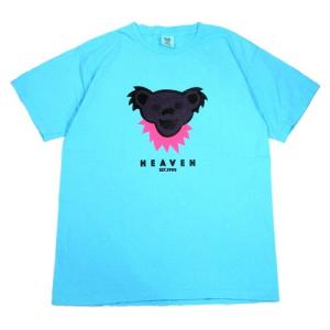 Tokyo Hemp Connection (トウキョウヘンプコネクション)  THC SHOP TEES BEAR  グラフィック Tシャツ / AQUA｜greenplanet