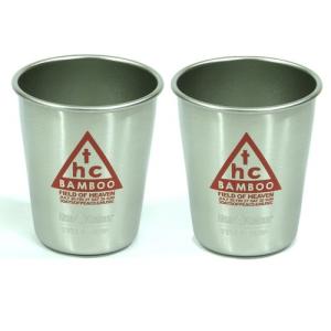 Tokyo Hemp Connection (トウキョウヘンプコネクション)  THC SHOP COP x Kleankanteen ８オンスサイズ ステンレスカップ ２個セット / THC｜greenplanet