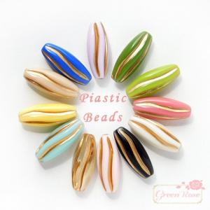 レトロ調 ナツメ25mm 10個 アクリルビーズ レトロ ボリューム 1807 beads514