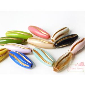 レトロ調 ナツメ25mm 10個 アクリルビー...の詳細画像1