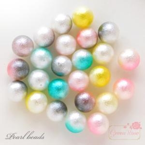 片穴 パール ビーズ  10mm 10個  全5色 2104 beads926｜greenrosenetshopyumi