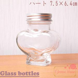 ガラス瓶 ハート 10本  1907 ビン ボトル ハーバリウム   bottle-020