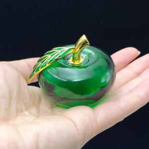 ガラス リンゴ 林檎 りんご オブジェ ディス...の詳細画像2