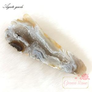 一点物 アゲートジオード トレジャー瑪瑙 晶洞 インテリア オブジェ