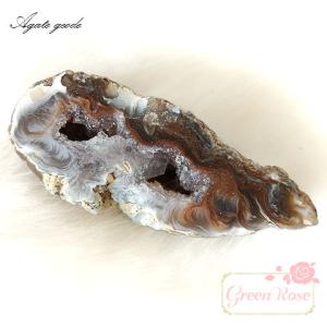 一点物 アゲートジオード トレジャー瑪瑙 晶洞 インテリア オブジェ