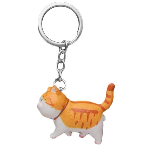 にゃんこ キーホルダー キーリング ネコ ねこ 猫 1個 2302 keyring-11 当日発送