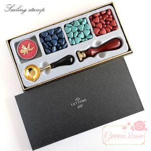 シーリングスタンプ キット 全5種 1セット 封蝋 シーリングワックス