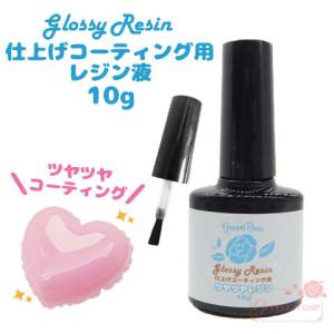 コーティング用レジン液10g 当日発送 筆タイプ1本 仕上げ グロッシー