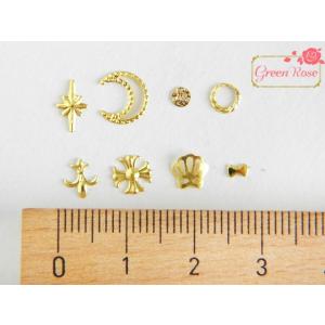レジン封入小さなメタルパーツ 10個 レジンク...の詳細画像3