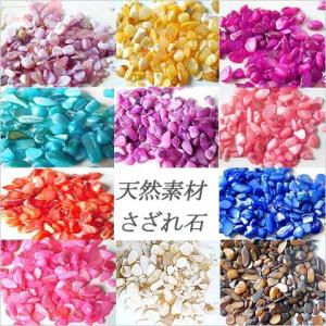 レジン封入穴無しさざれ カラフルシェル 10ｇ 夏 海 レジン 1806 SAZARE07