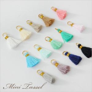 カン付ミニタッセル 10個   フリンジ 1606 Tassel08