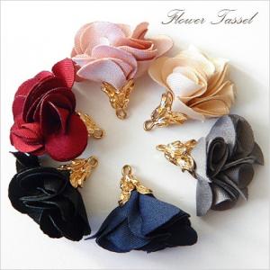 フラワータッセル 2個   フリンジ 1611 Tassel14 BTL