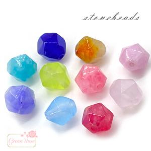 クラック水晶 クリスタル ビーズ 粒売り 天然石 爆裂水晶