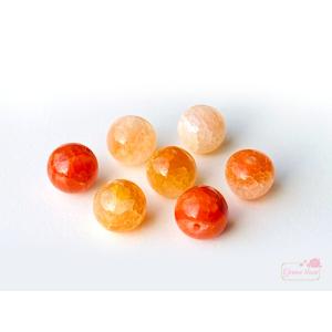 クラックアゲート 天然石 パワーストーン 粒売...の詳細画像3