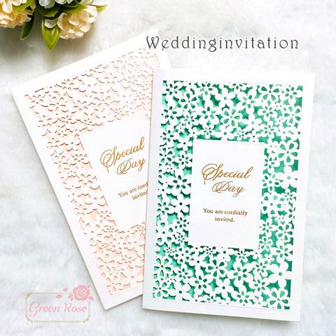 結婚式 招待状 ウェディング ブライダル invitation 婚約 結婚パーティー 1枚 2106...