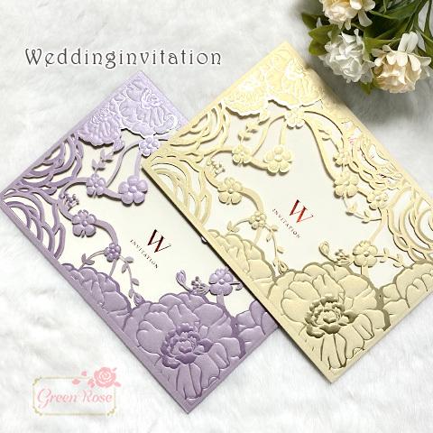 結婚式 招待状 ウェディング ブライダル invitation 婚約 結婚パーティー 1枚 2106...