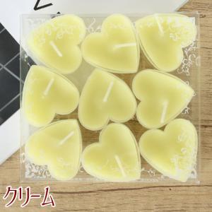 ハート型 キャンドル 1箱9個入 全6色 21...の詳細画像2