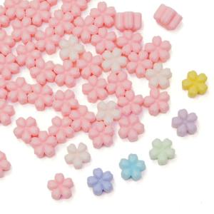 シーリング ワックス ビーズ パステルカラー 桜型　約20g　全7色