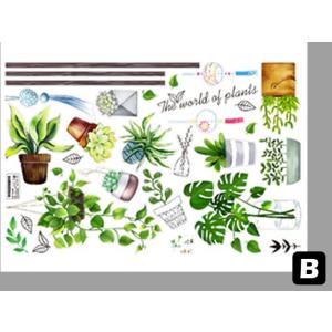 当日発送ウォールステッカー 植物柄 1枚 全2...の詳細画像3