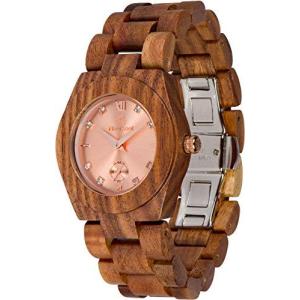 Maui Kool 木製腕時計 Hanaコレクション レディース用 コアウッド製 ローズゴールドのフェイス部 並行輸入