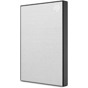 Seagate Backup Plus Slim ポータブルHDD PS5/PS4動作確認済み TV録画対応 2TB 銀 バックアップソ 並行輸入