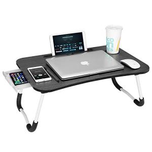 ノートパソコンベッドテーブル 折りたたみ式ノートパソコンスタンド 朝食トレイ 折りたたみ式脚付き 折りたたみ式ポータブルノートパソコンス 並行輸入