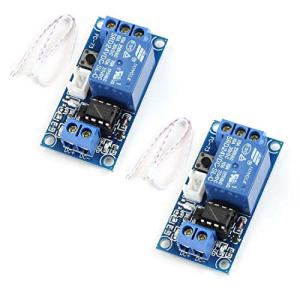 HiLetgo 2個 24V シングル ビスタブル セルフロック リレーモジュール プッシュトゥスタート ストップ 並行輸入