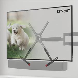 Barkan ユニバーサルサウンドバーマウント 調節可能なブラケット テレビの上下または下に取り付け サイズ13~80インチ ほとんどの 並行輸入