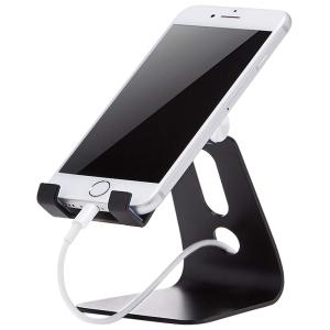 Basics Adjustable Cell Phone Stand for iPhone and Android | Black 並行輸入の商品画像