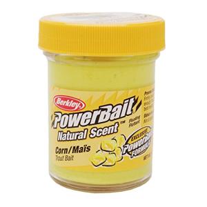 - Berkley BTCOY2 PowerBait Natural Scent Trout Bait, Corn Yel