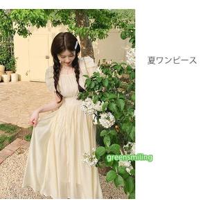 リゾートワンピース 大人可愛い 夏ワンピース ...の詳細画像4